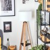 Soungou Golvlampa Naturfärger, Svart, 1-ljuskällor