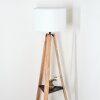 Soungou Golvlampa Naturfärger, Svart, 1-ljuskällor