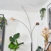 Nikkala Golvlampa Krom, Vit, 3-ljuskällor