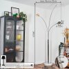 Nikkala Golvlampa Krom, Vit, 3-ljuskällor