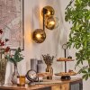 Koyoto kullampa, Vägglampa Guld, Klart, 3-ljuskällor