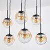 Gastor Pendellampa, kullampa, Pendelbelysning Amber, Klart, 6-ljuskällor