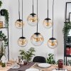 Gastor Pendellampa, kullampa, Pendelbelysning Amber, Klart, 6-ljuskällor