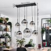 Gastor Pendellampa, kullampa, Pendelbelysning Klart, Rökfärger, 6-ljuskällor