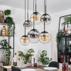Gastor Pendellampa, kullampa, Pendelbelysning Amber, Klart, Rökfärger, 6-ljuskällor