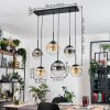 Gastor Pendellampa, kullampa, Pendelbelysning Amber, Klart, Rökfärger, 6-ljuskällor