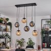 Gastor Pendellampa, kullampa, Pendelbelysning Amber, Rökfärger, 6-ljuskällor