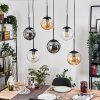 Gastor Pendellampa, kullampa, Pendelbelysning Amber, Klart, Rökfärger, 6-ljuskällor