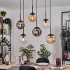 Gastor Pendellampa, kullampa, Pendelbelysning Amber, Klart, Rökfärger, 6-ljuskällor