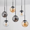 Gastor Pendellampa, kullampa, Pendelbelysning Amber, Klart, Rökfärger, 6-ljuskällor