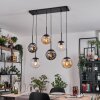 Gastor Pendellampa, kullampa, Pendelbelysning Amber, Klart, Rökfärger, 6-ljuskällor