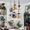 Gastor Pendellampa, kullampa, Pendelbelysning Amber, Klart, Rökfärger, 6-ljuskällor