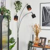 Alsen Golvlampa Krom, Svart, 3-ljuskällor