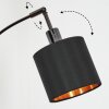 Alsen Golvlampa Krom, Svart, 3-ljuskällor