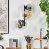 Koyoto kullampa, Vägglampa Amber, Klart, Rökfärger, 3-ljuskällor