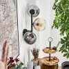 Koyoto kullampa, Vägglampa Amber, Klart, Rökfärger, 3-ljuskällor