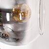 Koyoto Golvlampa 31 cm Krom, Klart, Rökfärger, 6-ljuskällor