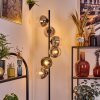 Koyoto Golvlampa 31 cm Krom, Klart, Rökfärger, 6-ljuskällor