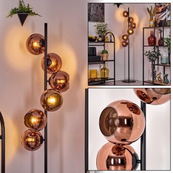 Koyoto Golvlampa Kopparfärg, 6-ljuskällor