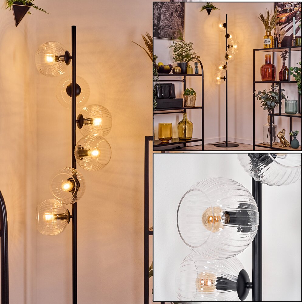 Koyoto Golvlampa 31 cm Klart, 6-ljuskällor main product photo
