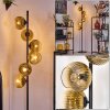 Koyoto Golvlampa 31 cm Guld, Klart, 6-ljuskällor