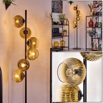 Koyoto Golvlampa 31 cm Guld, Klart, 6-ljuskällor Koyoto Golvlampa 31 cm Guld, Klart, 6-ljuskällor