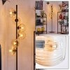 Koyoto Golvlampa 31 cm Amber, Klart, 6-ljuskällor