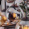 Gastor Pendellampa, kullampa, Pendelbelysning Amber, Rökfärger, 6-ljuskällor