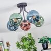 Ripoll Taklampa, kullampa Blå, Grön, Kopparfärg, 5-ljuskällor