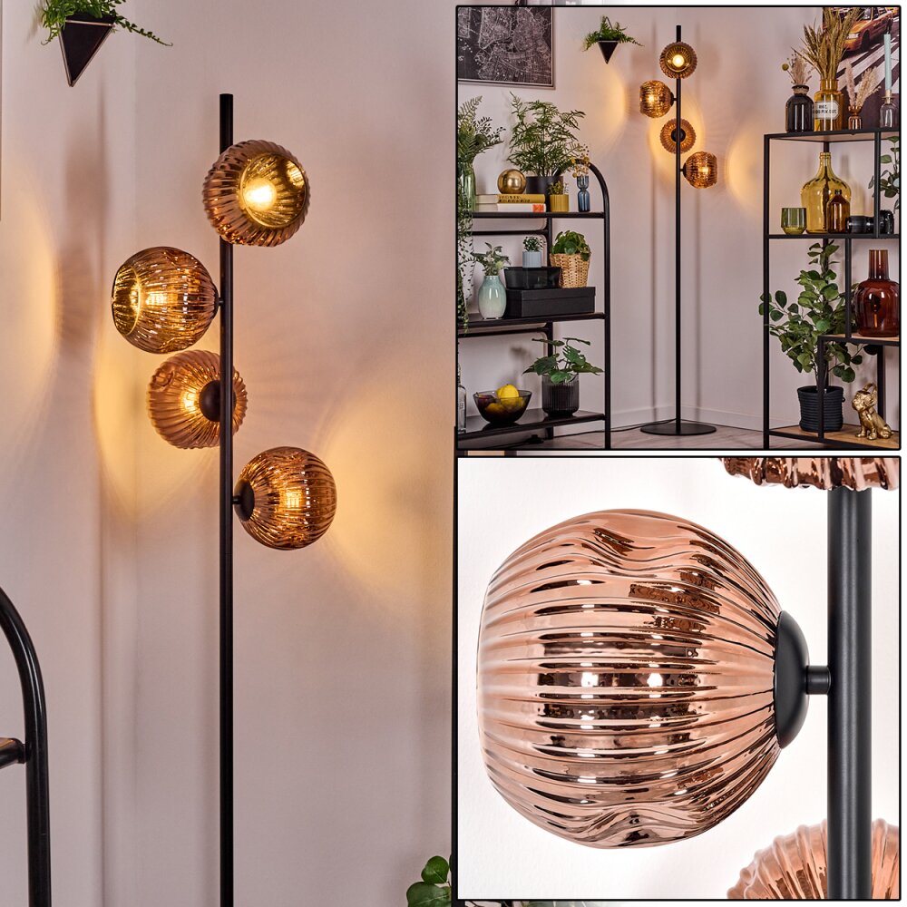 Ripoll Golvlampa Kopparfärg, 4-ljuskällor main product photo