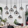 Gastor Pendellampa, kullampa, Pendelbelysning Klart, Rökfärger, 8-ljuskällor