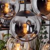 Gastor Pendellampa, kullampa, Pendelbelysning Amber, Rökfärger, 8-ljuskällor