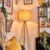 Soungou Golvlampa Krom, Naturfärger, 1-ljuskällor