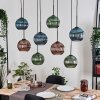 Koyoto Pendellampa, kullampa, Pendelbelysning Naturfärger, Svart, 8-ljuskällor