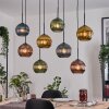 Koyoto Pendellampa, kullampa, Pendelbelysning Naturfärger, Svart, 8-ljuskällor