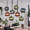 Koyoto Pendellampa, kullampa, Pendelbelysning Naturfärger, Svart, 8-ljuskällor