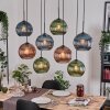 Koyoto Pendellampa, kullampa, Pendelbelysning Naturfärger, Svart, 8-ljuskällor