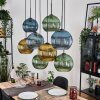 Koyoto Pendellampa, kullampa, Pendelbelysning Naturfärger, Svart, 8-ljuskällor