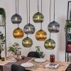 Koyoto Pendellampa, kullampa, Pendelbelysning Naturfärger, Svart, 8-ljuskällor