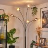Nikkala Golvlampa Krom, Svart, 5-ljuskällor