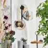 Koyoto kullampa, Vägglampa Amber, Klart, Rökfärger, 3-ljuskällor