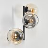 Koyoto kullampa, Vägglampa Amber, Klart, Rökfärger, 3-ljuskällor