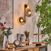 Koyoto kullampa, Vägglampa Amber, Klart, Rökfärger, 3-ljuskällor