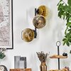 Koyoto kullampa, Vägglampa Guld, Klart, 3-ljuskällor