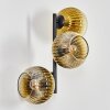 Koyoto kullampa, Vägglampa Guld, Klart, 3-ljuskällor