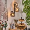 Koyoto kullampa, Vägglampa Klart, Rökfärger, 3-ljuskällor
