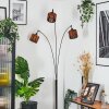 Cando Golvlampa Krom, Svart, 3-ljuskällor
