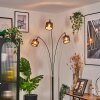 Cando Golvlampa Krom, Svart, 3-ljuskällor
