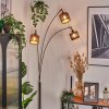 Cando Golvlampa Krom, Svart, 3-ljuskällor