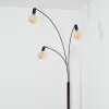 Codecro Golvlampa Krom, Svart, Vit, 3-ljuskällor